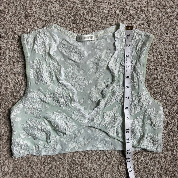🦋 E.B.C Collection Mint Green Lace Bralette Medium Comfy Casual - Picture 5 of 5